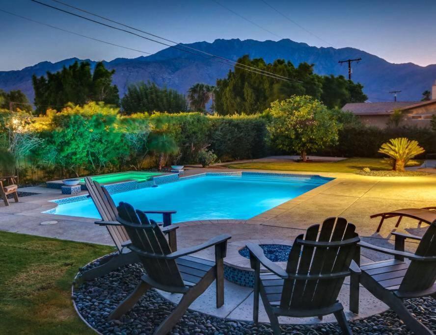 Relax At The 3Br Tranquil Oasis In Palm Springs Villa Exterior foto