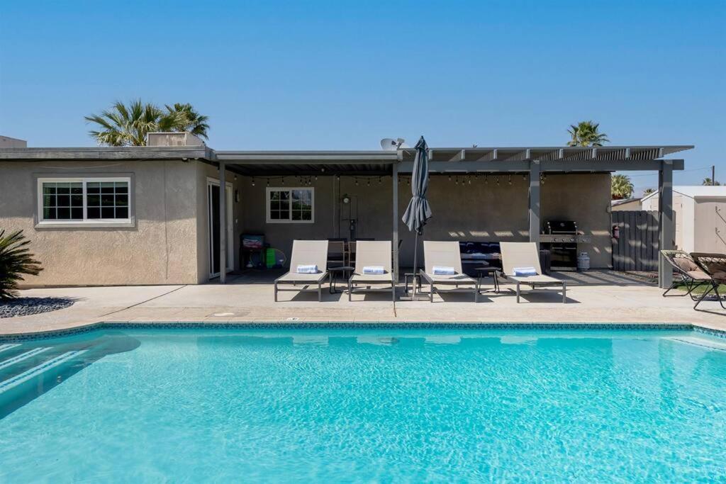 Relax At The 3Br Tranquil Oasis In Palm Springs Villa Exterior foto